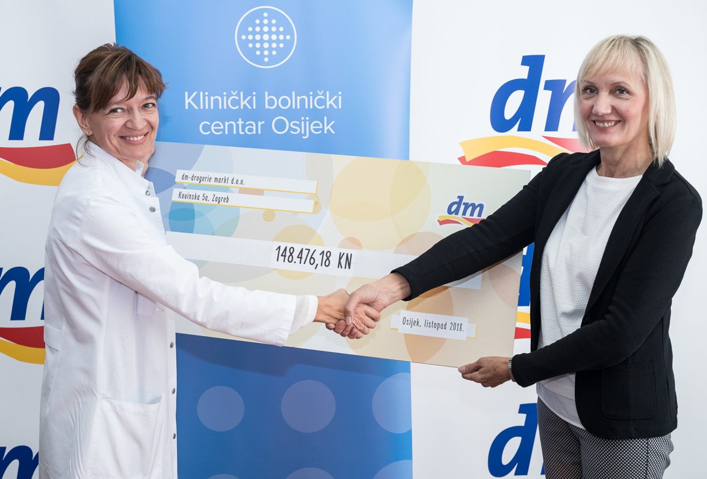 dm-ova donacija KBC-u Osijek poboljšat će uvjete rada i podići kvalitetu skrbi za pacijente