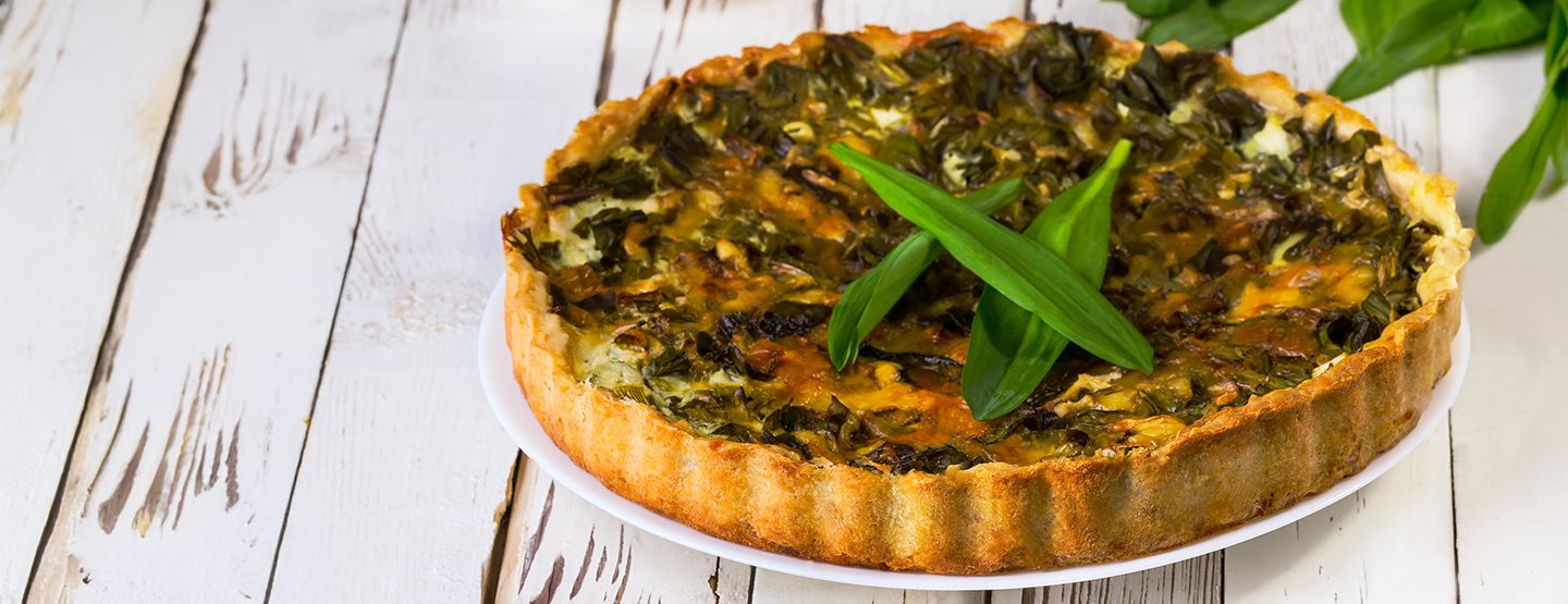 Recept za bezglutenski quiche s medvjeđim lukom