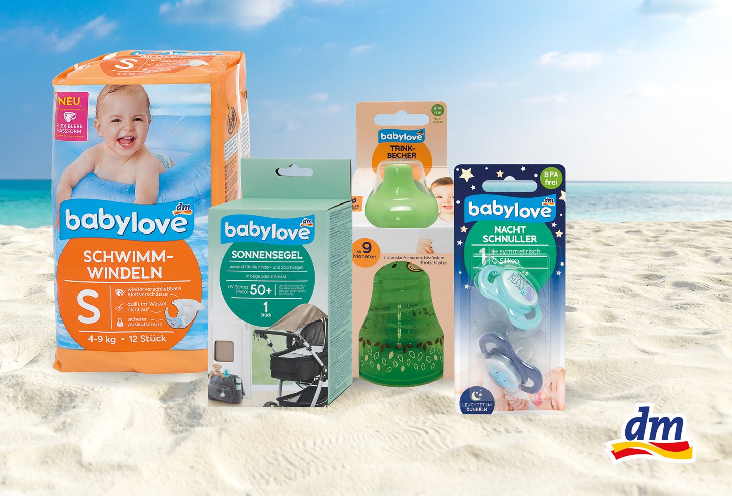 Koji će vam proizvodi zaista trebati na plaži s bebom?